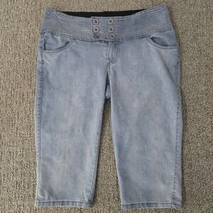 VTG Only You Capri Jeans Womens Size 13 Bermuda Stretch‎ Y2K Denim Cropped